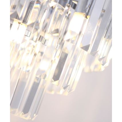 MAXLIGHT P0259 - Luster na sajli MONACO 9xG9/40W/230V pr. 42 cm sjajni krom