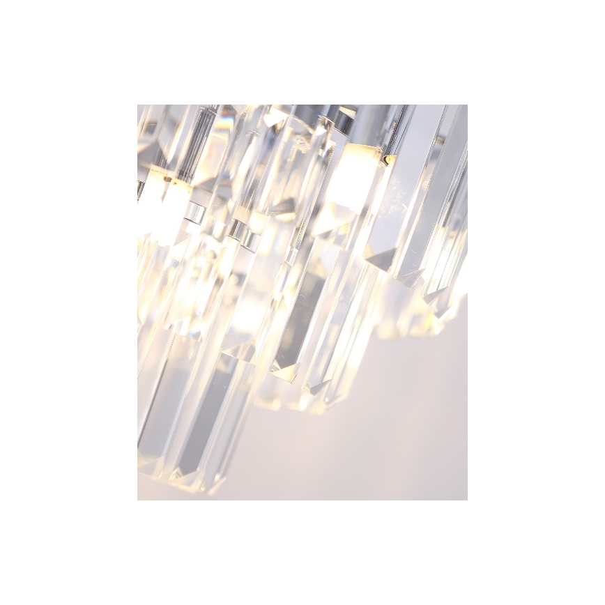 MAXLIGHT P0259 - Luster na sajli MONACO 9xG9/40W/230V pr. 42 cm sjajni krom