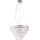 MAXLIGHT P0260 - Luster na sajli MONACO 15xG9/40W/230V, prečnik 60 cm, sjajni hrom