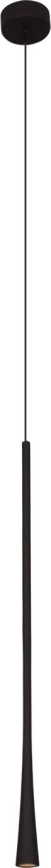 MAXLIGHT P0373 - LED luster na sajli COFFEE LED/7W/230V pr. 3 cm crno