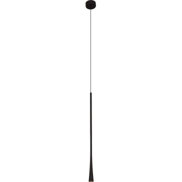 MAXLIGHT P0373 - LED luster na sajli COFFEE LED/7W/230V prečnik 3 cm crna