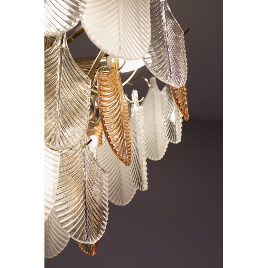 MAXLIGHT P0417 - Luster na lancu ARWENA 7xE14/40W/230V pr. 50 cm zlatna