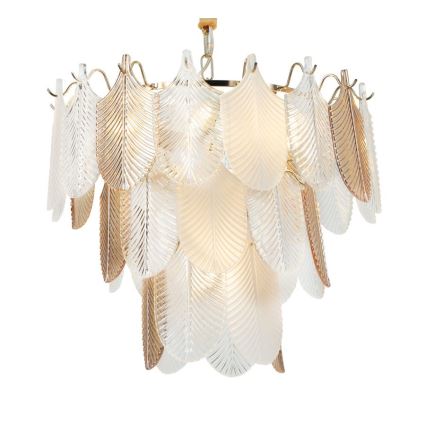 MAXLIGHT P0417 - Luster na lancu ARWENA 7xE14/40W/230V pr. 50 cm zlatna