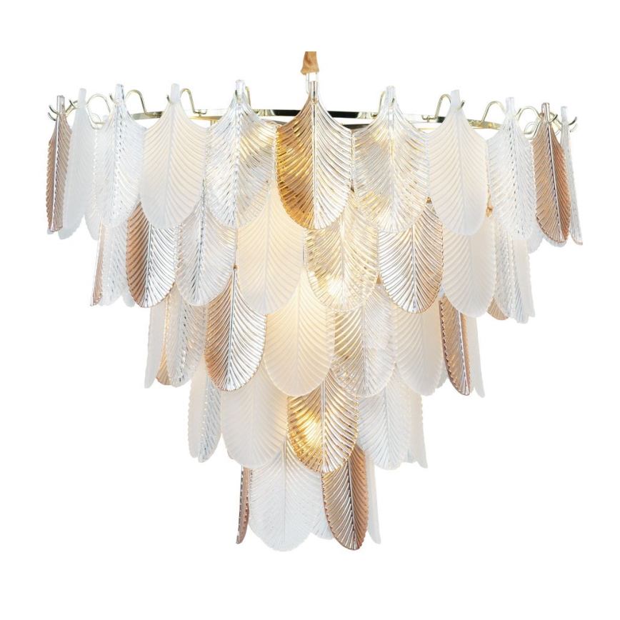 MAXLIGHT P0418 - Luster na lancu ARWENA 15xE14/40W/230V pr. 80 cm zlatna