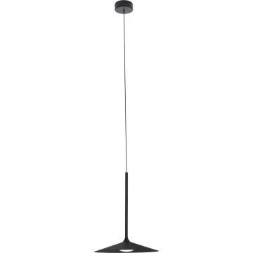 MAXLIGHT P0456 - LED luster na sajli HANA LED/6W/230V Ø 17,5 cm crna