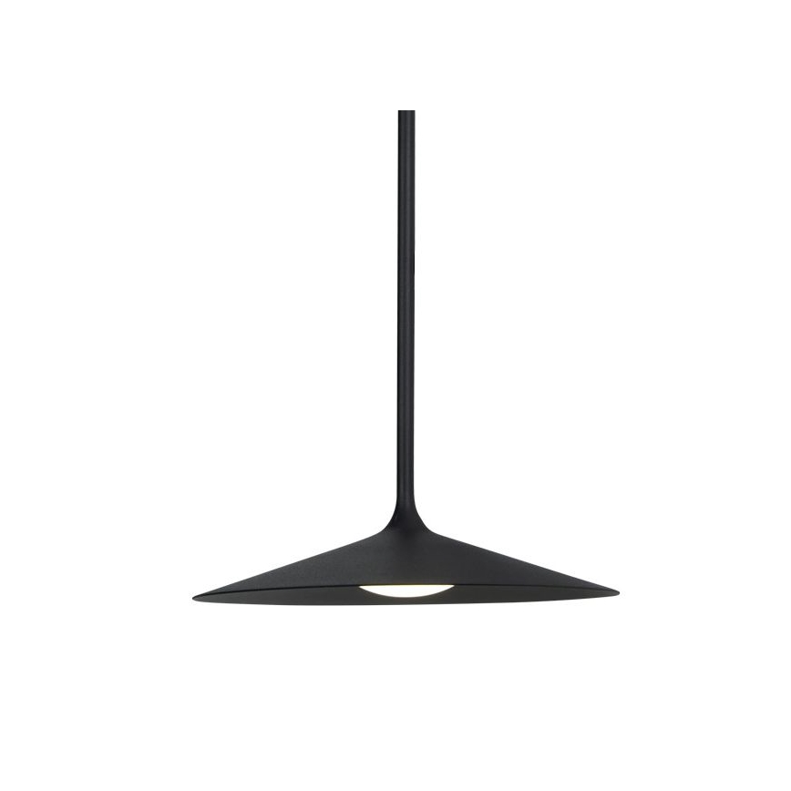 MAXLIGHT P0456 - LED luster na sajli HANA LED/6W/230V Ø 17,5 cm crna