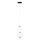 MAXLIGHT P0467 - LED luster na sajli AKIKO LED/16W/230V pr. 20 cm bela
