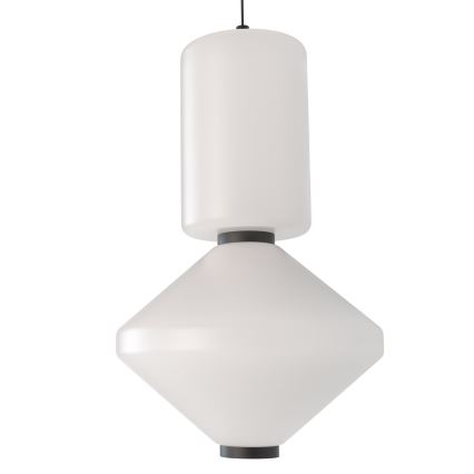 MAXLIGHT P0467 - LED luster na sajli AKIKO LED/16W/230V pr. 20 cm bela