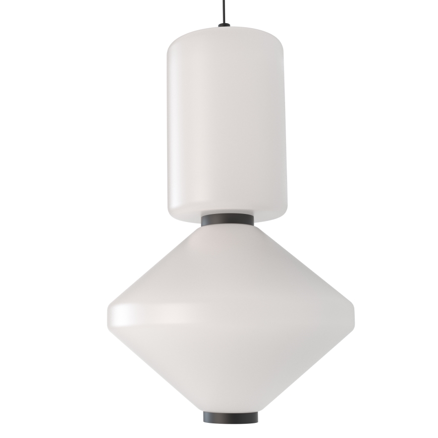 MAXLIGHT P0467 - LED luster na sajli AKIKO LED/16W/230V pr. 20 cm bela