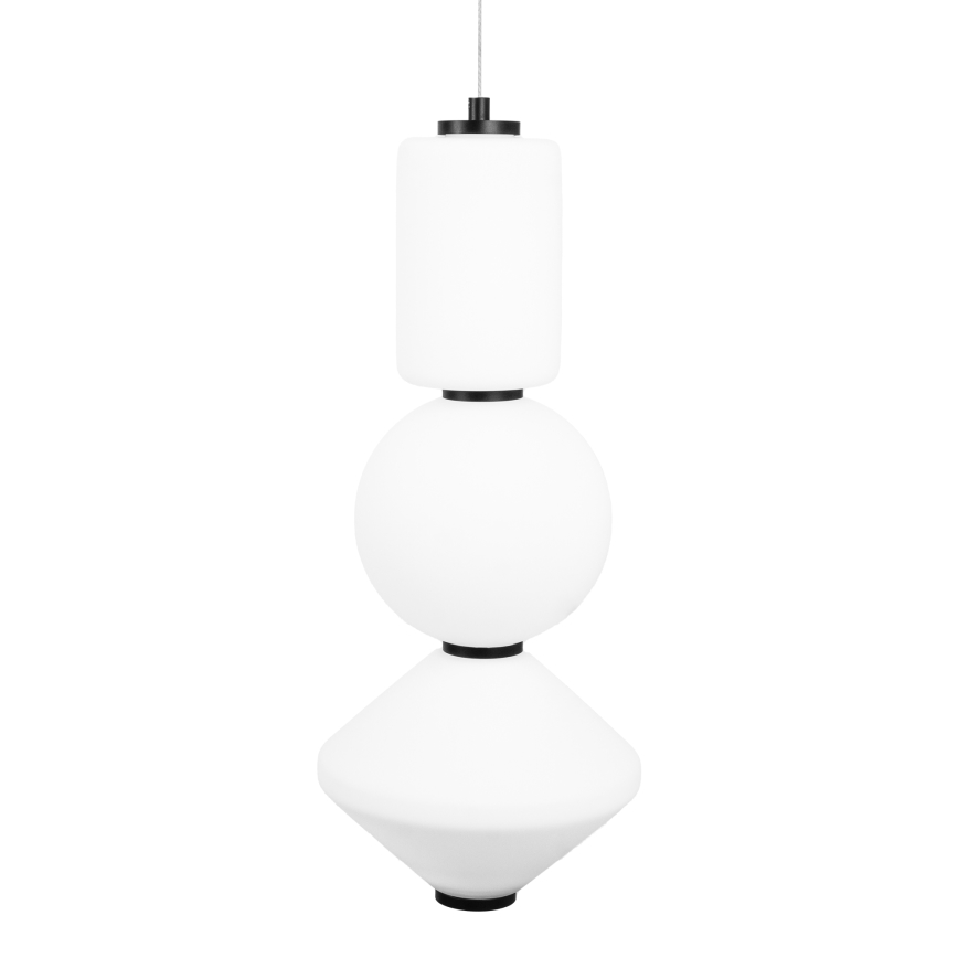 MAXLIGHT P0468 - LED luster na sajli AKIKO LED/23W/230V pr. 20 cm bela