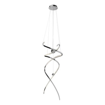 MAXLIGHT P0482D - LED prigušiva luster na sajli RITZ LED/100W/230V prečnik 60 cm CRI 90 sjajni hrom