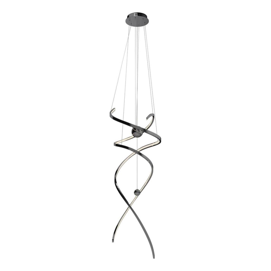 MAXLIGHT P0500D - LED prigušiva luster na sajli RITZ LED/100W/230V pr. 60 cm CRI 90 crna
