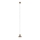 MAXLIGHT P0530 - LED luster na sajli SIGNATURE LED/8W/230V pr. 15 cm mesing/prozirna
