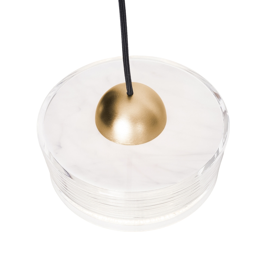 MAXLIGHT P0542 - LED luster na sajli LIPARI LED/6W/230V pr. 16 cm prozirna