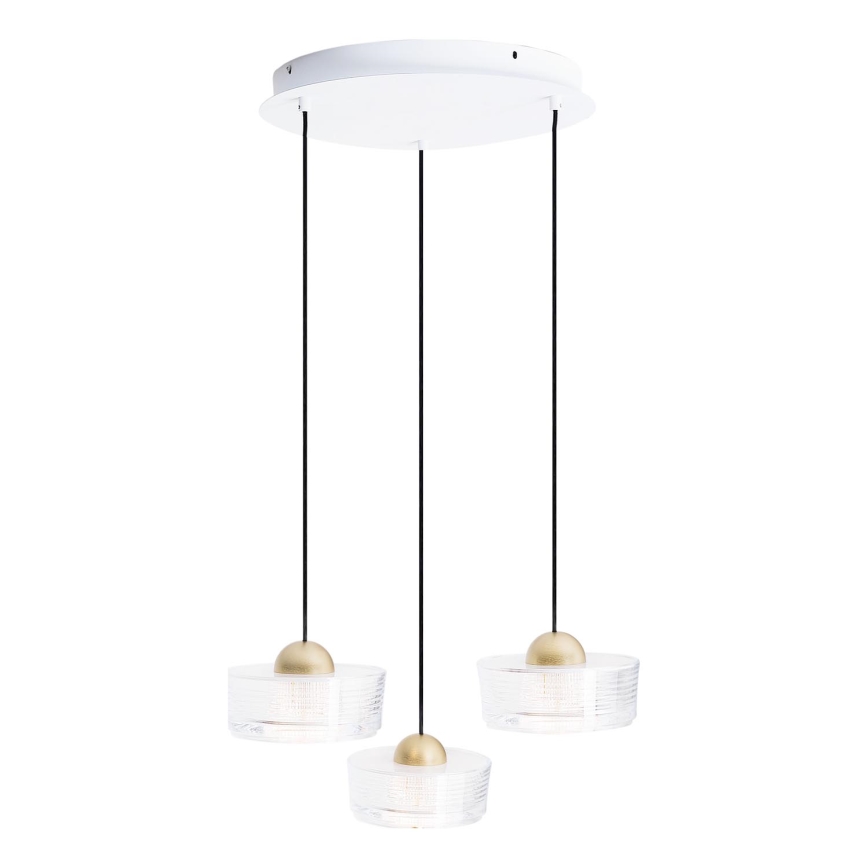 MAXLIGHT P0543 - LED luster na sajli LIPARI LED/22W/230V pr. 35 cm prozirna