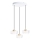 MAXLIGHT P0543 - LED luster na sajli LIPARI LED/22W/230V pr. 35 cm prozirna