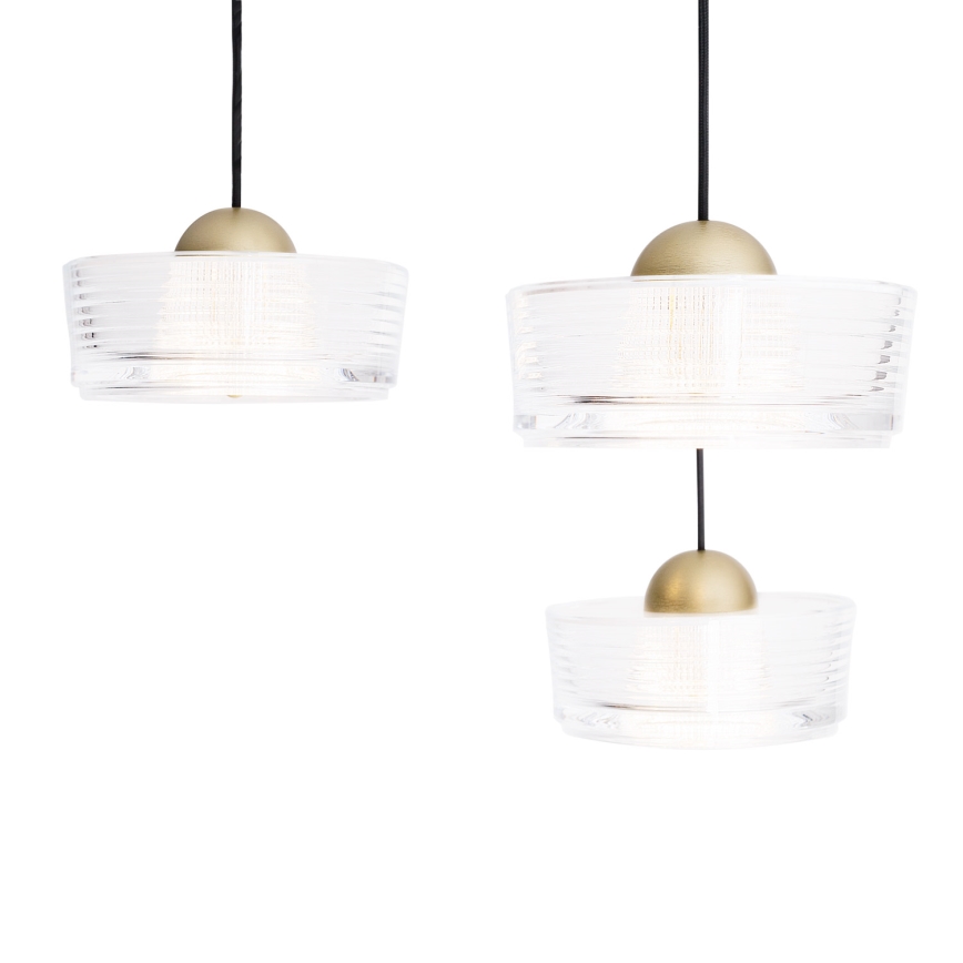 MAXLIGHT P0543 - LED luster na sajli LIPARI LED/22W/230V pr. 35 cm prozirna
