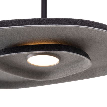 MAXLIGHT P0560 - LED luster na sajli DEUX LED/5W/230V crno