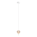 MAXLIGHT P0575 - LED luster na sajli PALLONCINI 2xLED/3W/230V prečnik 12 cm bež