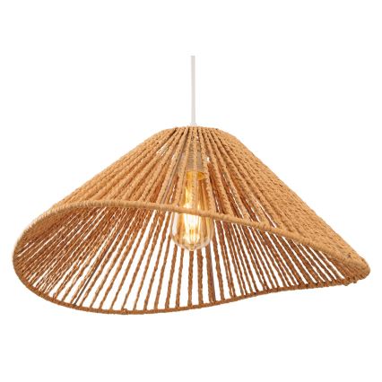 MAXLIGHT P0577 - Luster na sajli AMALFI 1xE27/15W/230V pr. 45 cm bež