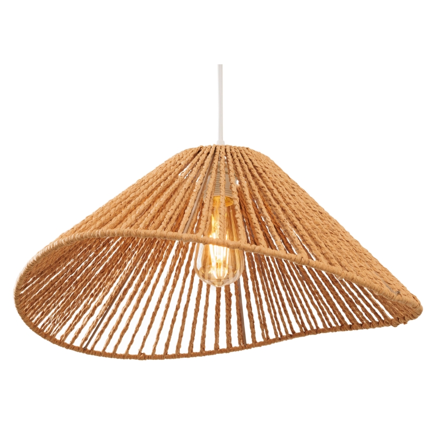 MAXLIGHT P0577 - Luster na sajli AMALFI 1xE27/15W/230V pr. 45 cm bež