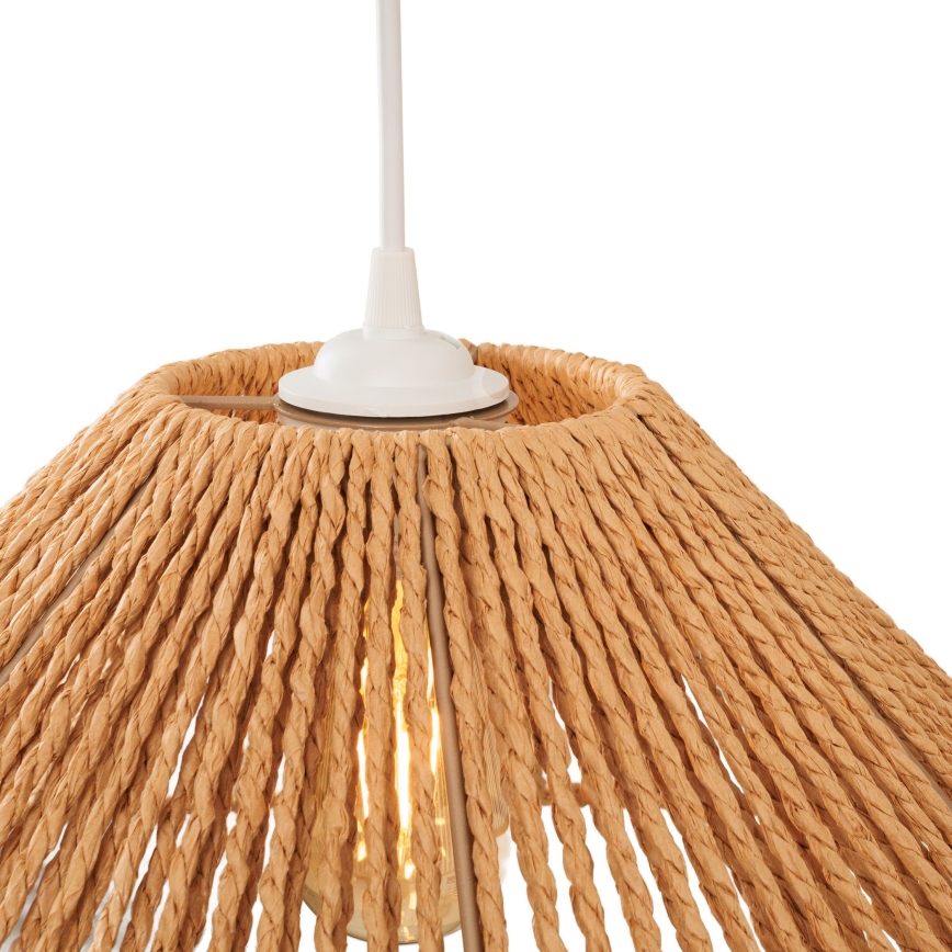 MAXLIGHT P0577 - Luster na sajli AMALFI 1xE27/15W/230V pr. 45 cm bež