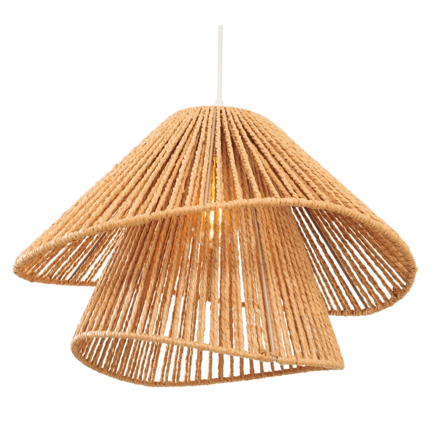 MAXLIGHT P0578 - Luster na sajli AMALFI 1xE27/15W/230V pr. 45 cm bež