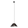 MAXLIGHT P0579 - Luster na sajli AMALFI 1xE27/15W/230V pr. 45 cm crno
