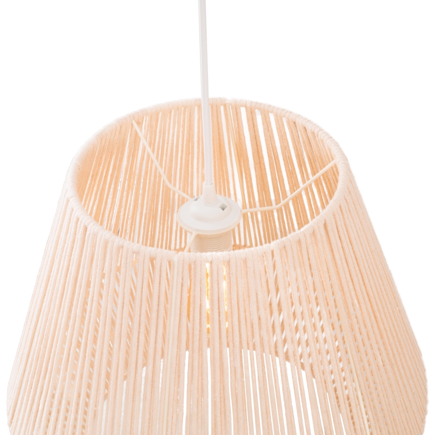MAXLIGHT P0584 - Luster na sajli PRASLIN 1xE27/15W/230V pr. 44 cm bež