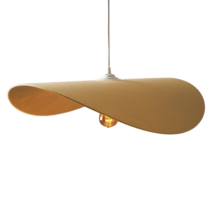 MAXLIGHT P0585 - Luster na sajli PAN 1xE27/15W/230V pr. 60 cm kremasta