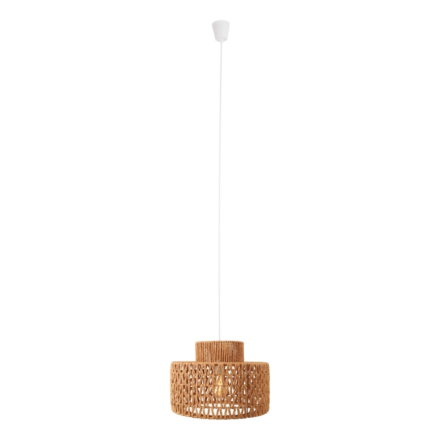 MAXLIGHT P0587 - Luster na sajli RAFFLE 1xE27/15W/230V pr. 40 cm braon