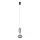 MAXLIGHT P0591 - LED luster na sajli BORA LED/10W/230V pr. 22 cm bela/crno