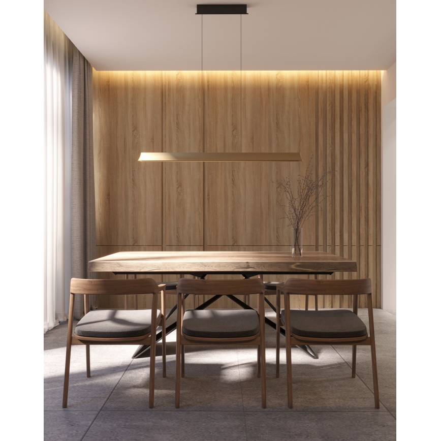 MAXLIGHT P0594 - LED Prigušivi luster na sajli JO-JO LED/38W/230V 2700/4500/5500K mesing