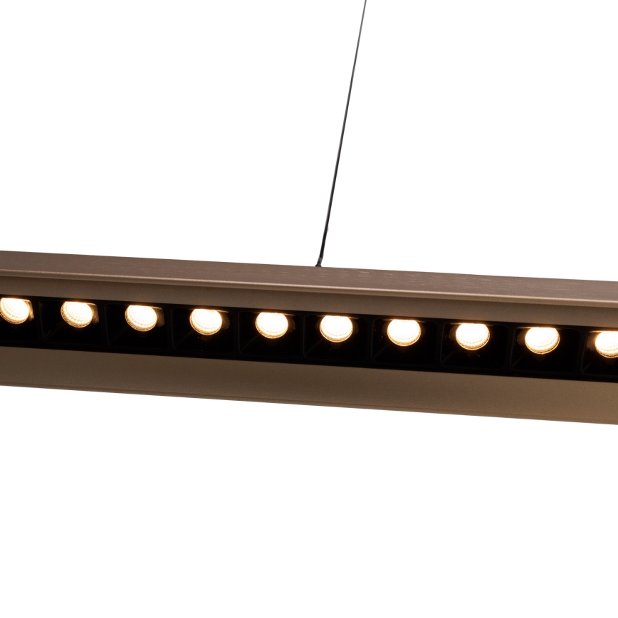 MAXLIGHT P0594 - LED Prigušivi luster na sajli JO-JO LED/38W/230V 2700/4500/5500K mesing