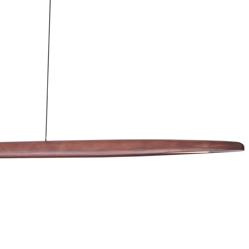 MAXLIGHT P0598 - LED luster na sajli WOODY LED/25W/230V braon/borovina