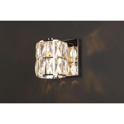 MAXLIGHT W0205 - Zidna lampa DIAMANTE 1xG9/42W/230V sjajni krom