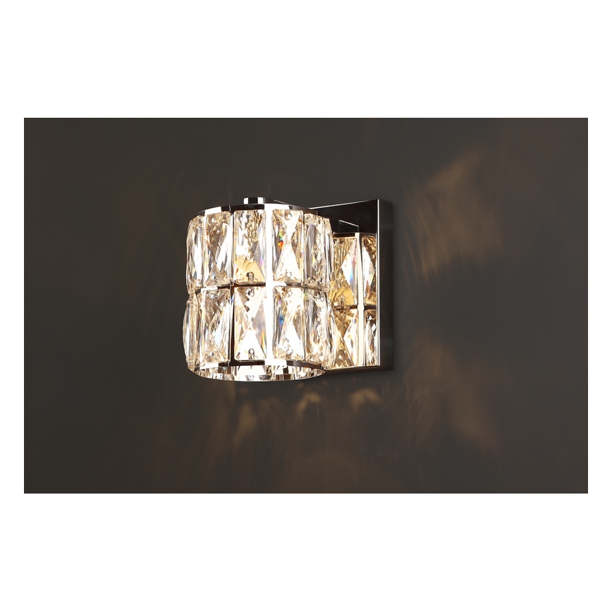 MAXLIGHT W0205 - Zidna lampa DIAMANTE 1xG9/42W/230V sjajni krom