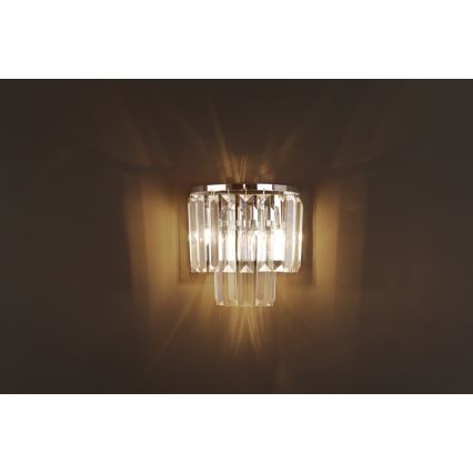 MAXLIGHT W0209 - Zidna lampa MONACO 2xG9/40W/230V sjajni krom