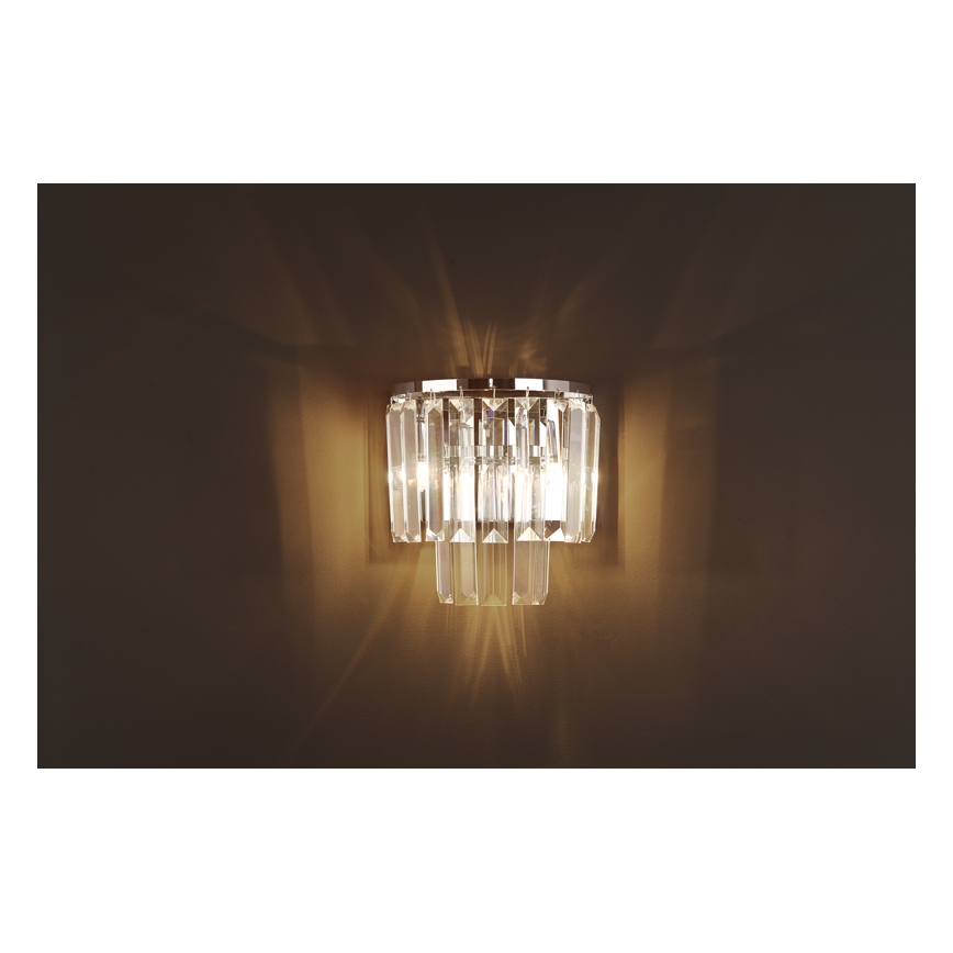 MAXLIGHT W0209 - Zidna lampa MONACO 2xG9/40W/230V sjajni krom