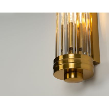 MAXLIGHT W0240 - Zidna lampa FLORENCE 2xE14/40W/230V zlatna
