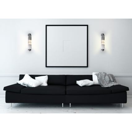 MAXLIGHT W0241 - Zidna lampa FLORENCE 2xE14/40W/230V sjajni krom