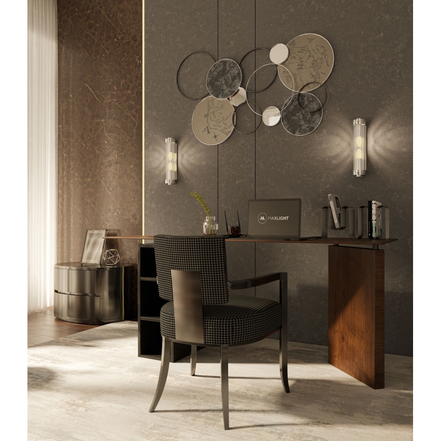 MAXLIGHT W0241 - Zidna lampa FLORENCE 2xE14/40W/230V sjajni krom