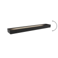 MAXLIGHT W0309 - LED Zidna lampa za kupatilo FLINK LED/18W/230V 60 cm IP44 crno
