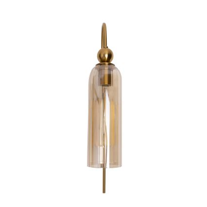 MAXLIGHT W0332 - Zidna lampa CAMPANILA 1xE27/40W/230V mesing/bež