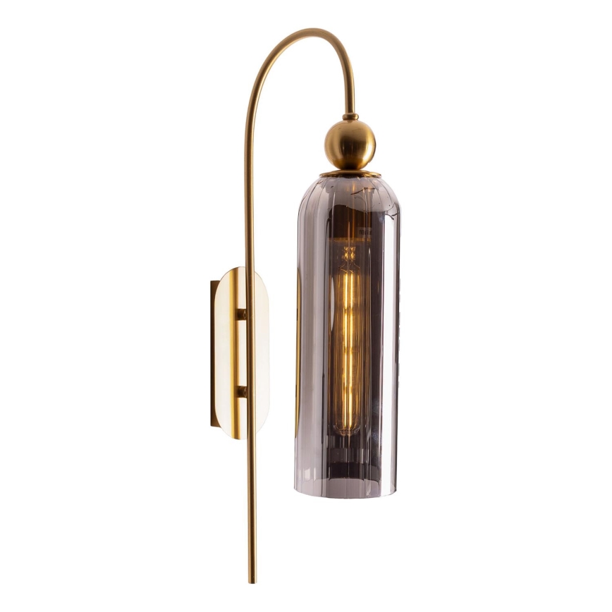 MAXLIGHT W0333 - Zidna lampa CAMPANILA 1xE27/40W/230V mesing/sivo