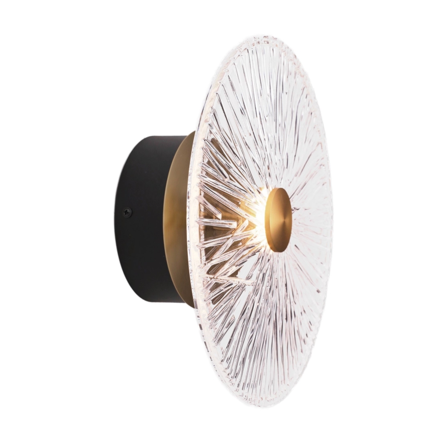 MAXLIGHT W0356 - LED Zidna lampa ALLURE LED/5W/230V pr. 28 cm zlatna/prozirna