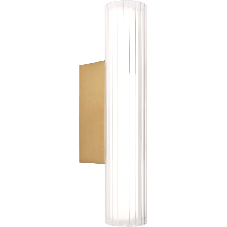 MAXLIGHT W0364 - LED Zidna lampa za kupatilo FAYETTE LED/6W/230V 31 cm IP44 zlatna
