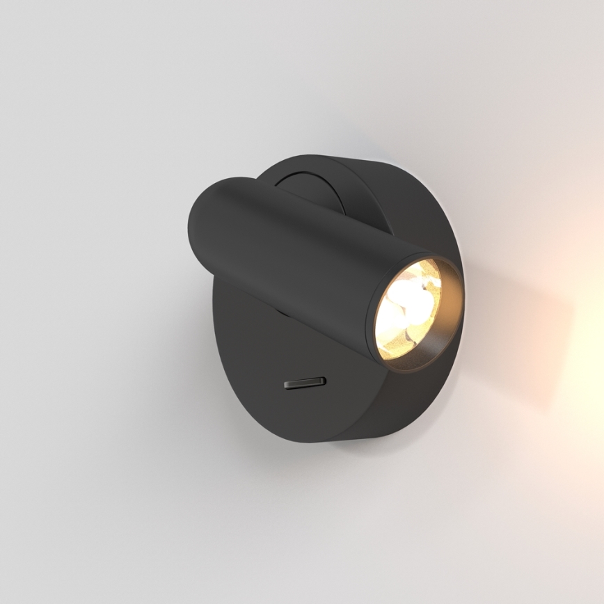 Maytoni C038WL-L3B3K - LED Zidna lampa MIRAX LED/3W/230V 3000K crno