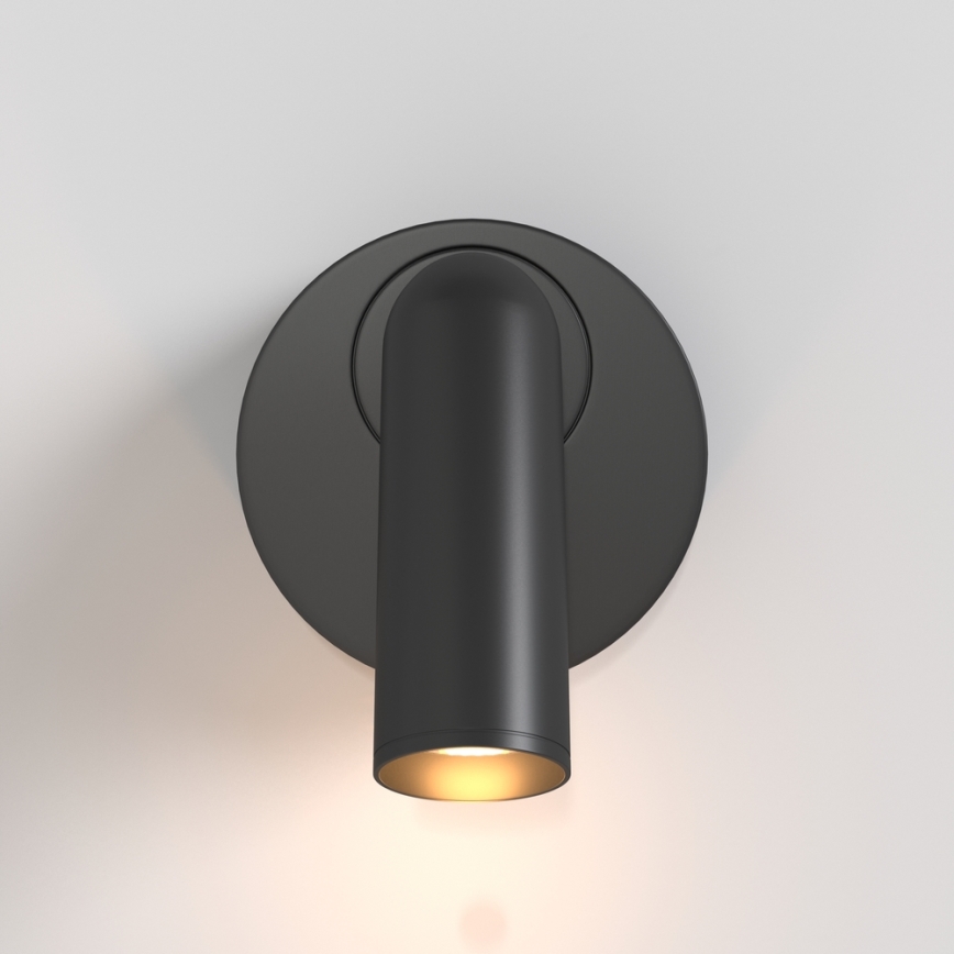 Maytoni C038WL-L3B3K - LED Zidna lampa MIRAX LED/3W/230V 3000K crno