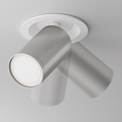 Maytoni C048CL-U-1WS - Uvučeni reflektor FOCUS 1xGU10/10W/230V sjajni krom